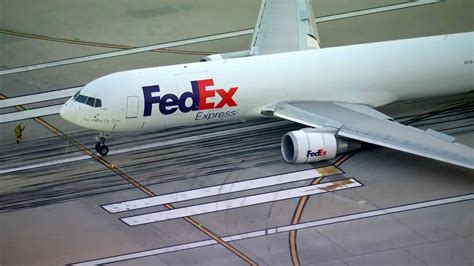 Missing a small part on a landing gear, FedEx pilots were forced to make an emergency landing